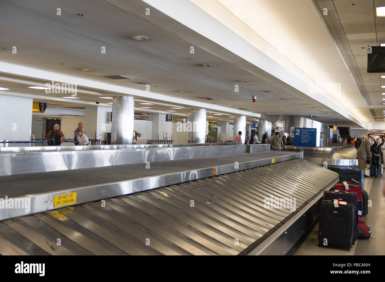 LOS ANGELES, USA SEP 26, 2015 Baggage claim of the Los Angeles