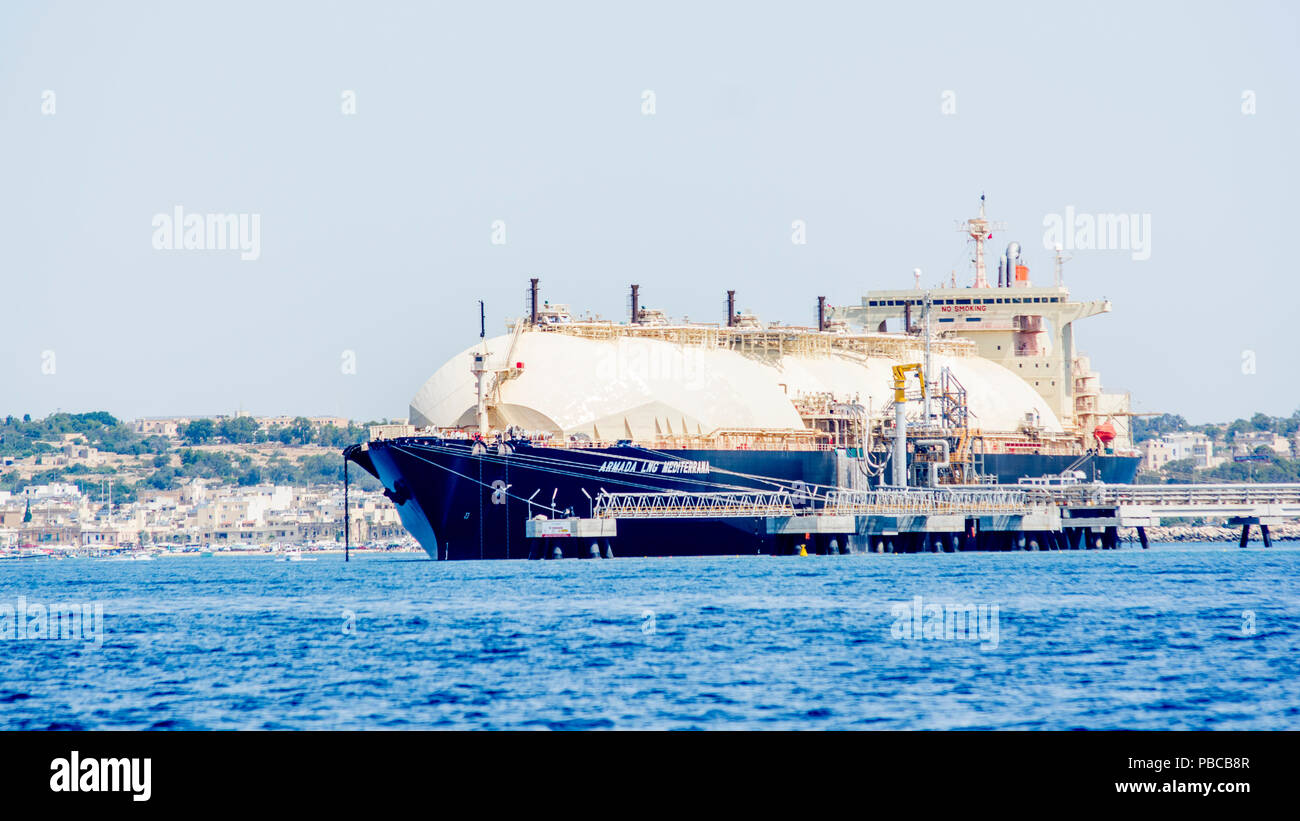 Chemical tanker ship Stock Photo