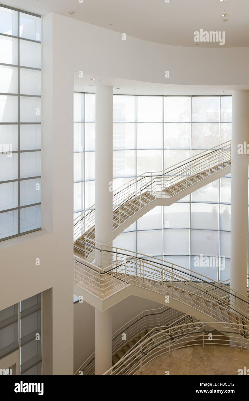 LOS ANGELES, USA - SEP 26, 2015: J. Paul Getty Museum (Getty Museum ...