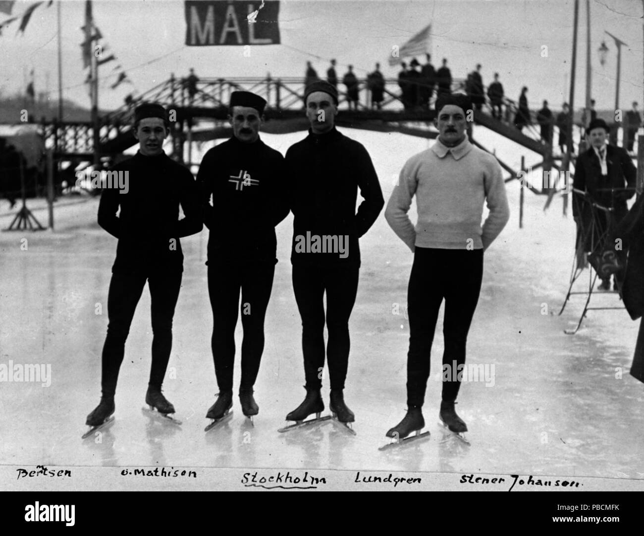 1209 Pokalmatch på Östermalms IP i Stockholm 1912 (DOK-48956 ) Stock Photo