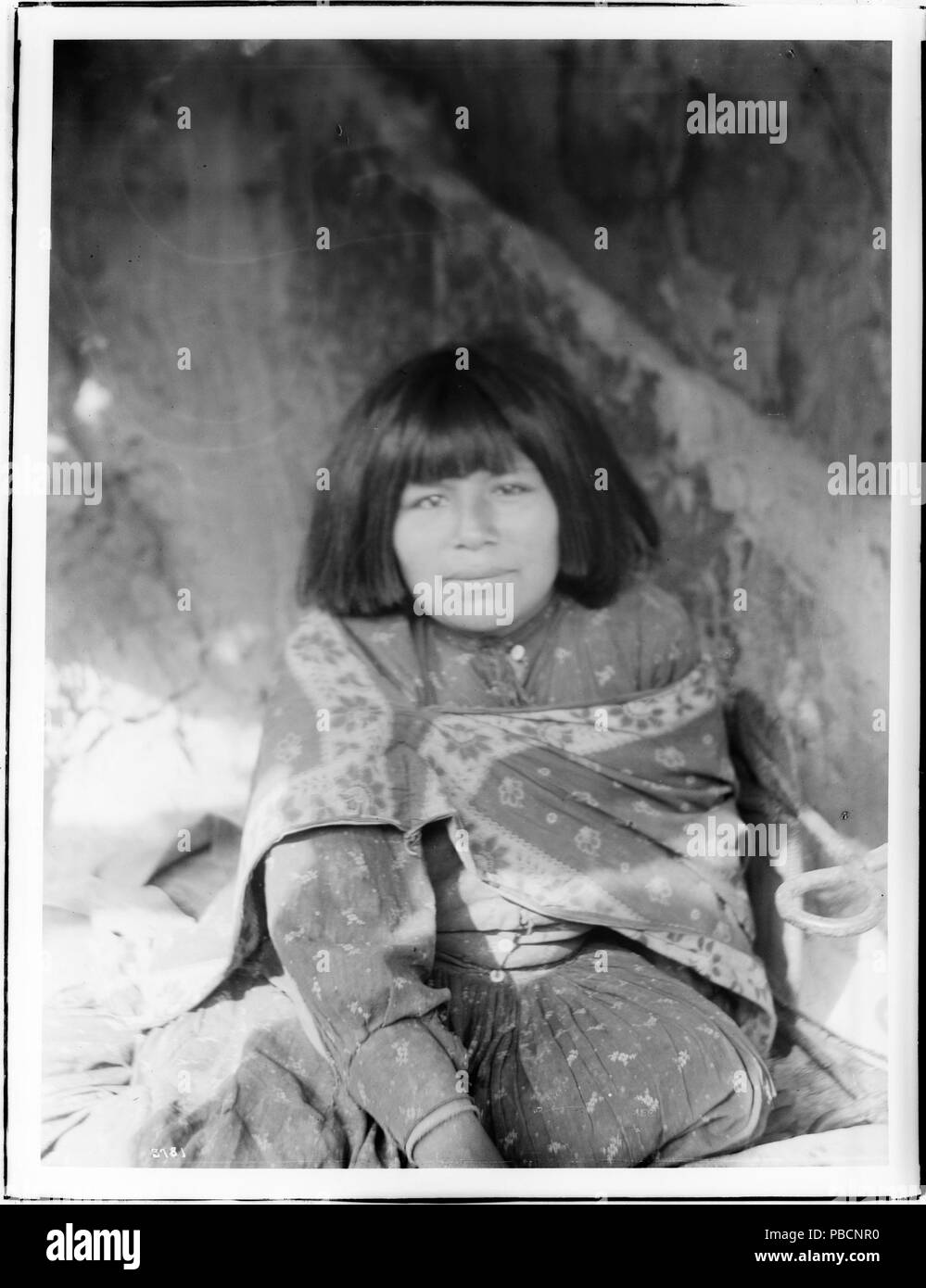 1215 Portrait of a Havasupai Indian maiden, Uta's daughter, ca.1899 (CHS-3781) Stock Photo