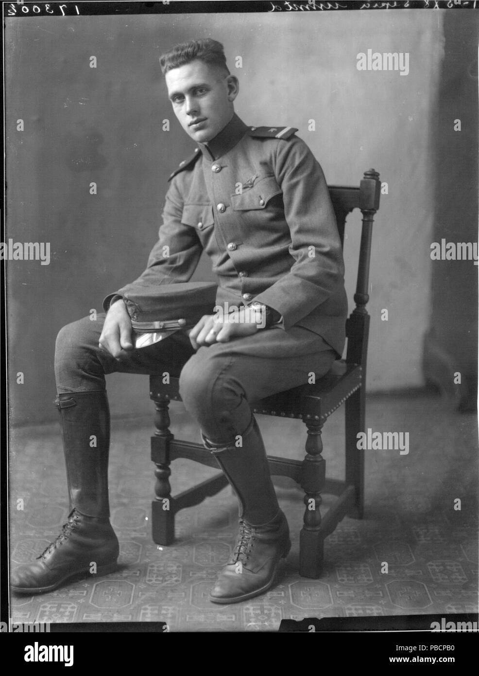 1219 Portrait photograph of Clark Ransom in uniform 1918 (3190883901 ...
