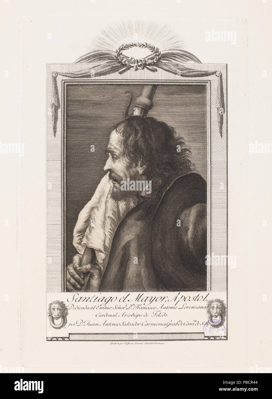 Calcografía Nacional; Juan Antonio Salvador Carmona / 'Saint James the