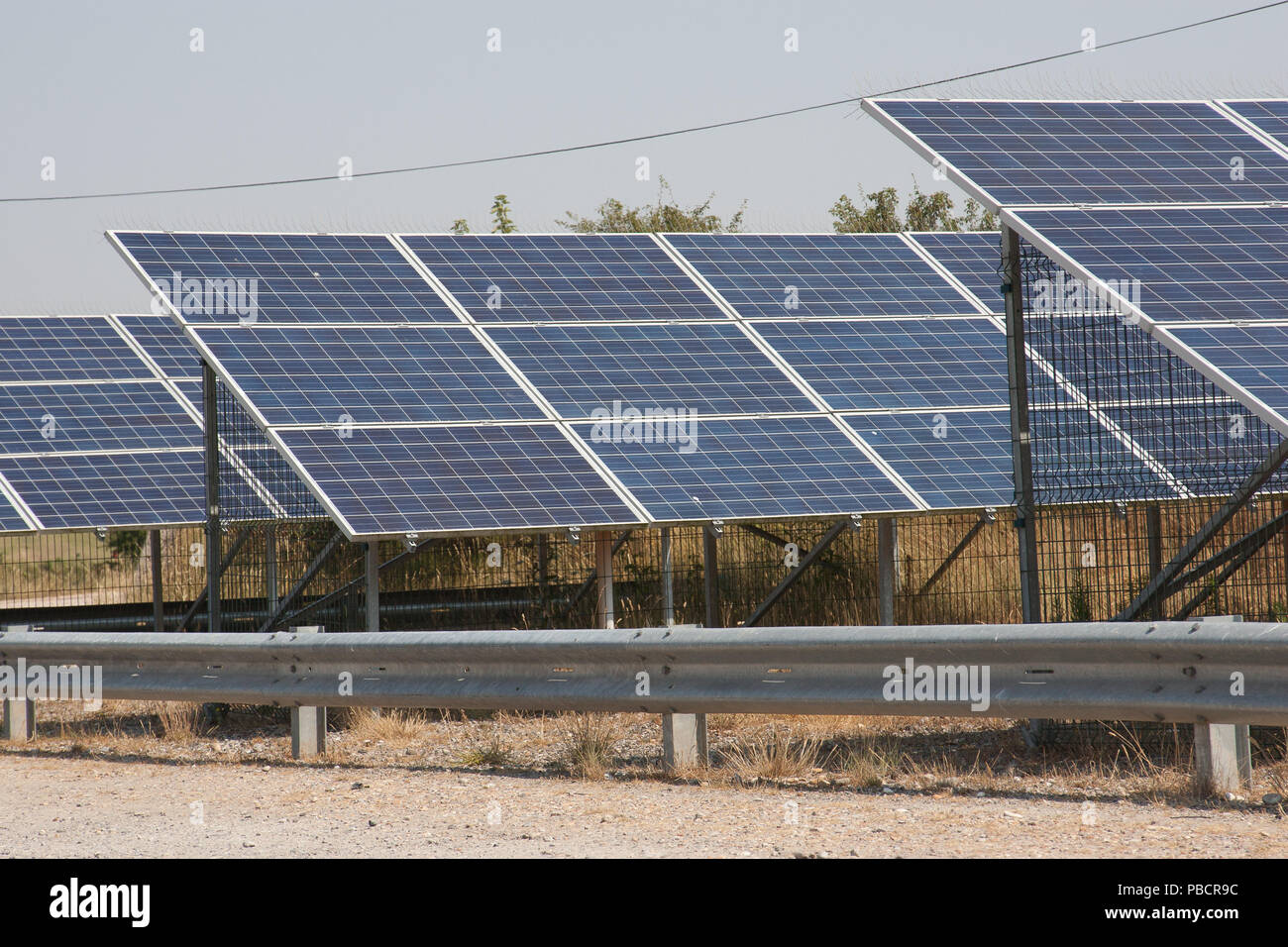 solar panel electricity supply Stock Photo Alamy
