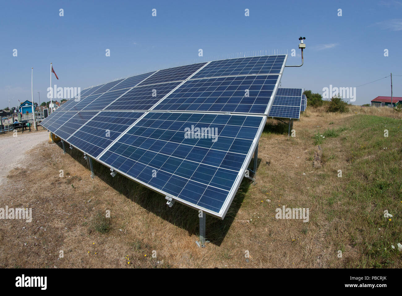 solar panel electricity supply Stock Photo Alamy