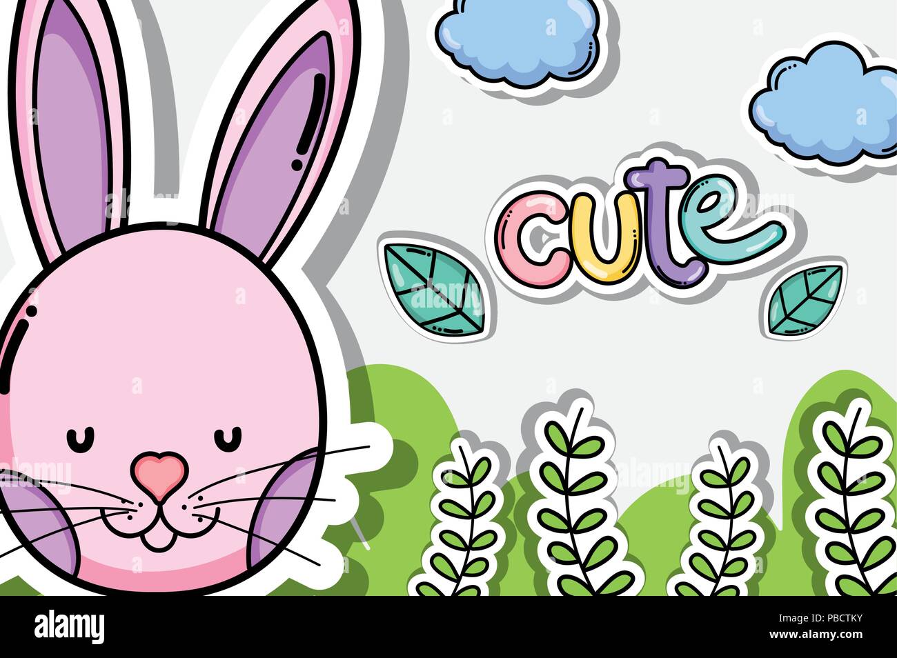 Cute animal cards Stock Vector Image & Art - Alamy