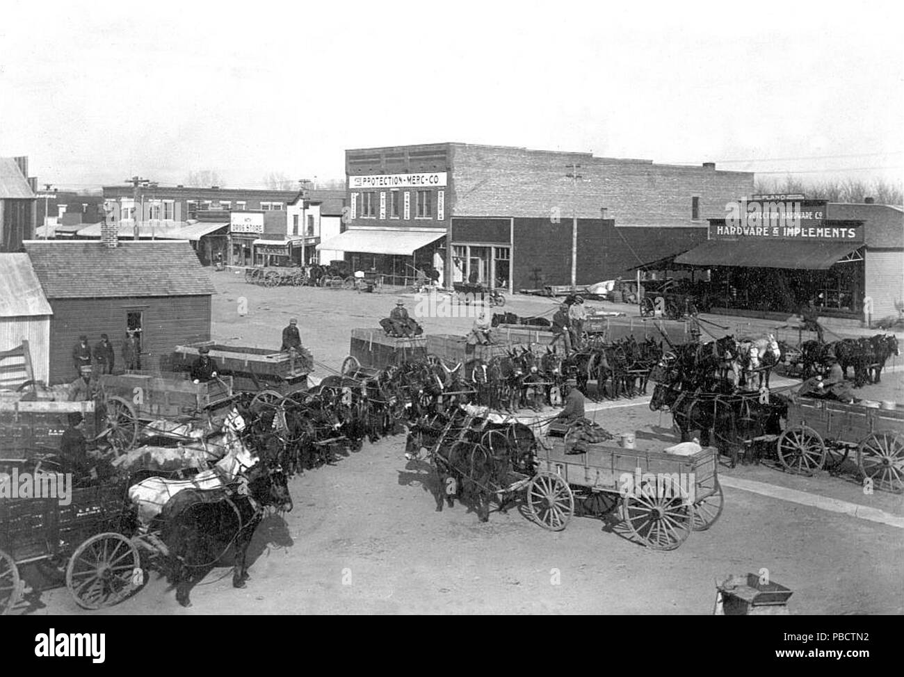 1232 Protection, Kansas (1913 Stock Photo Alamy