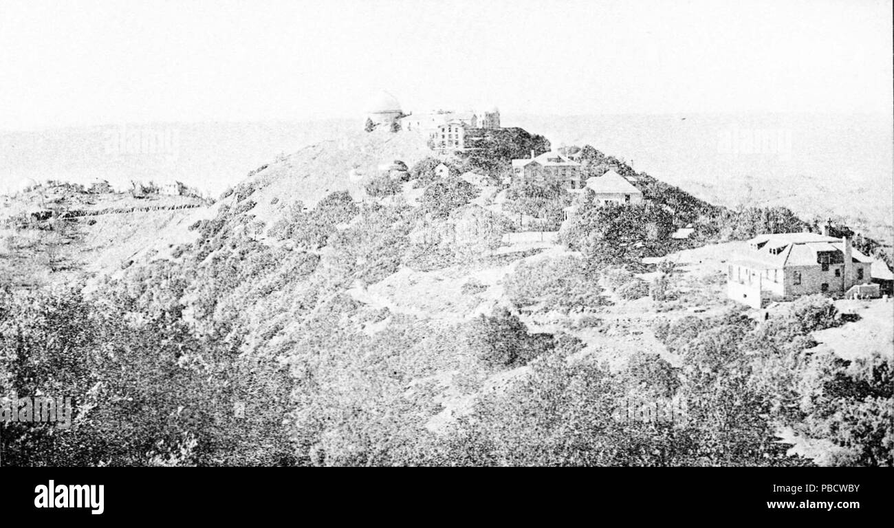 Telescope lick observatory mount hamilton Black and White Stock Photos ...
