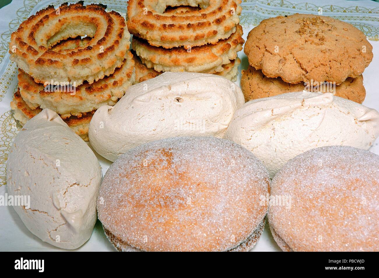 Traditional pastry Moorish origin, Gaucin, Malagaprovince, Region of Andalusia, Spain, Europe