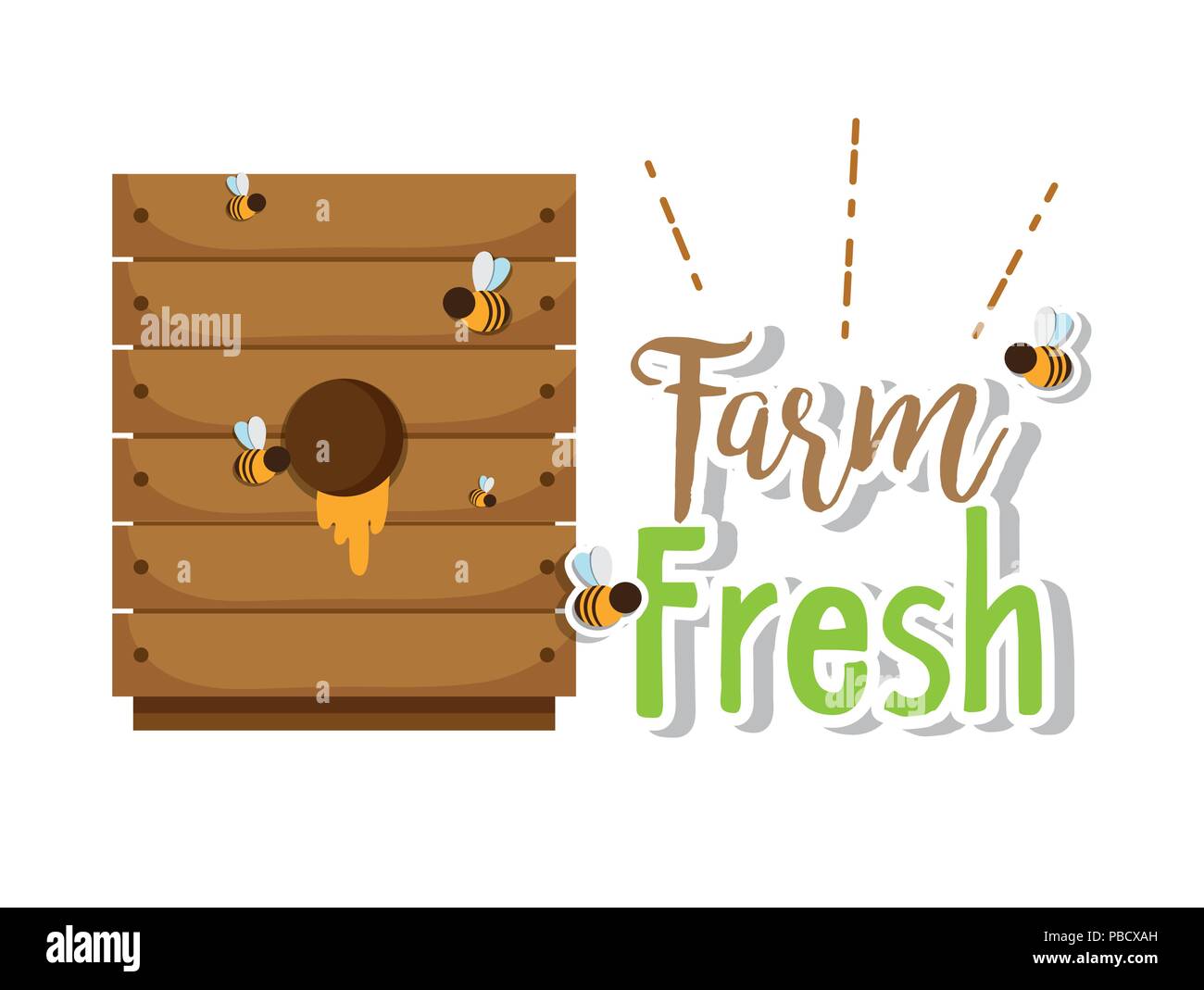 Farm fresh products Stock Vector Image & Art - Alamy