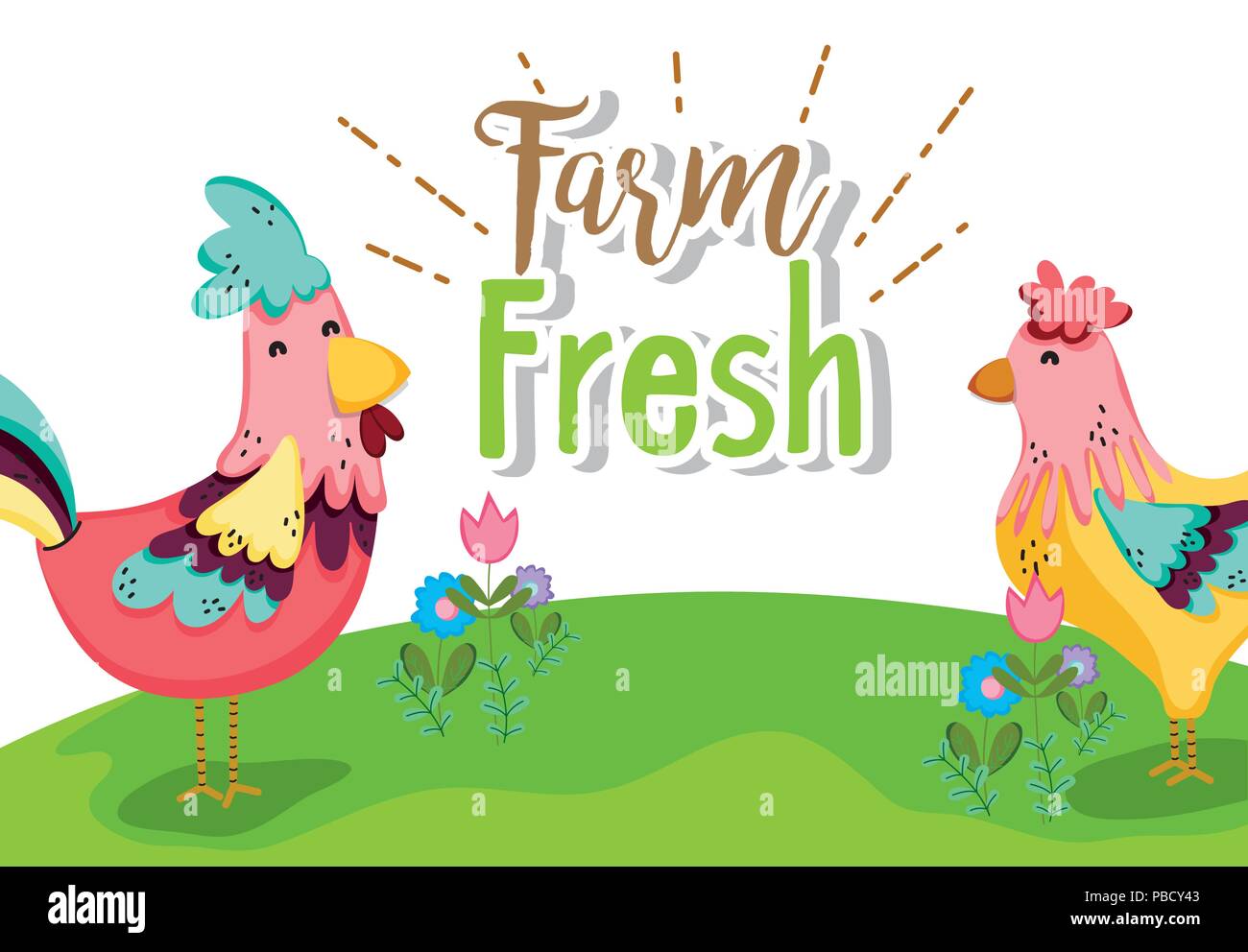 Farm fresh concept Stock Vector Image & Art - Alamy