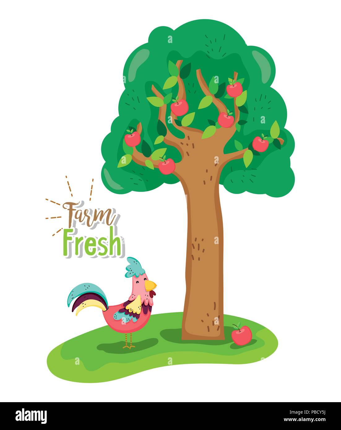 Farm fresh concept Stock Vector Image & Art - Alamy