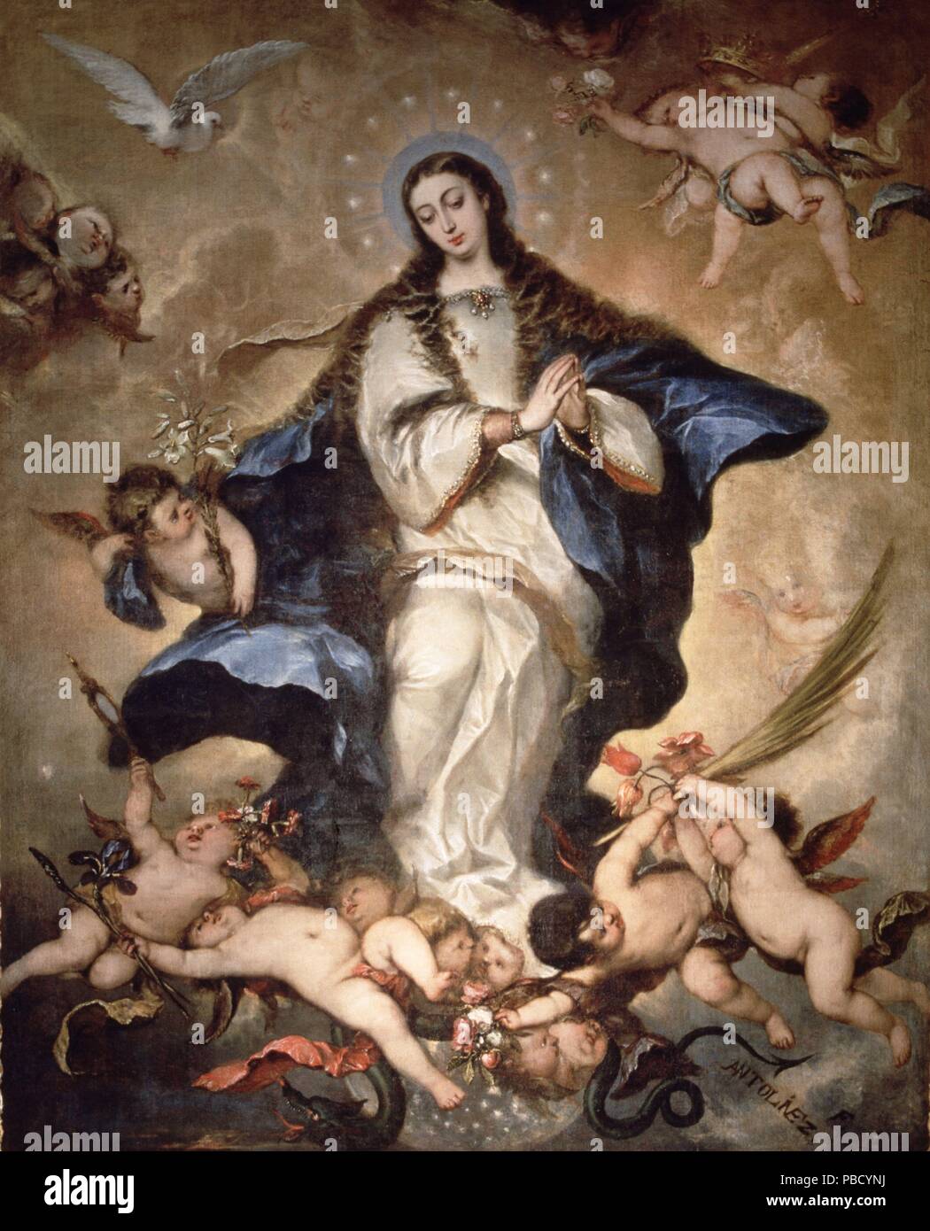 ANTOLINEZ, JOSE. PINTOR ESPAÑOL . MADRID 1635 - 1675