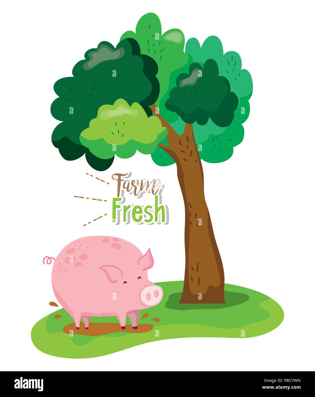 Farm fresh concept Stock Vector Image & Art - Alamy