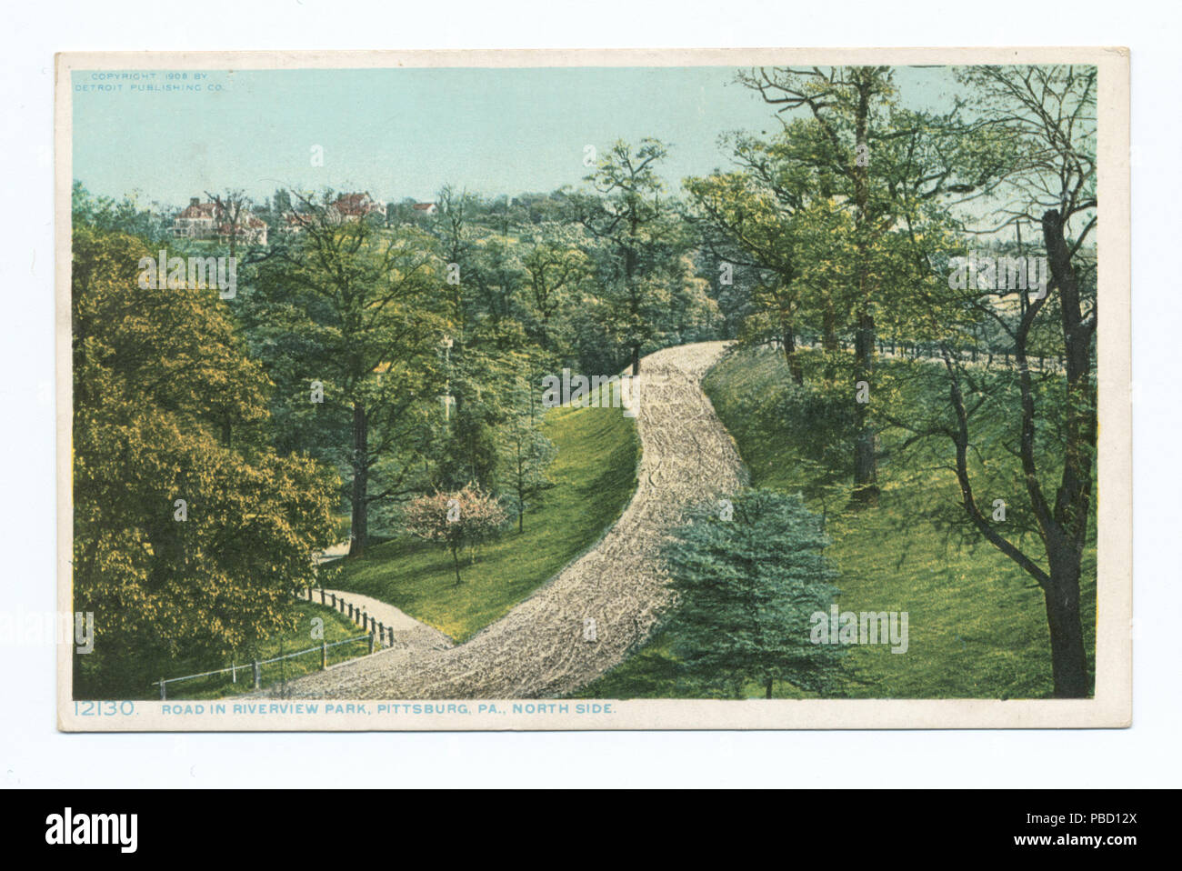 1263 Road in Riverview Park, North Side, Pittsburgh, Pa (NYPL b12647398-69768) Stock Photo