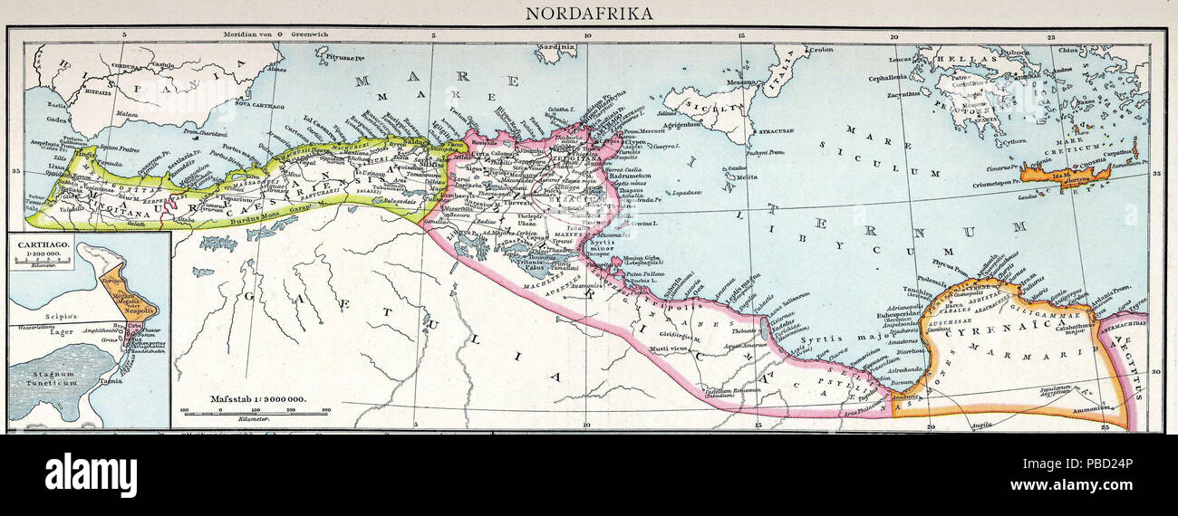 Roman North Africa Map