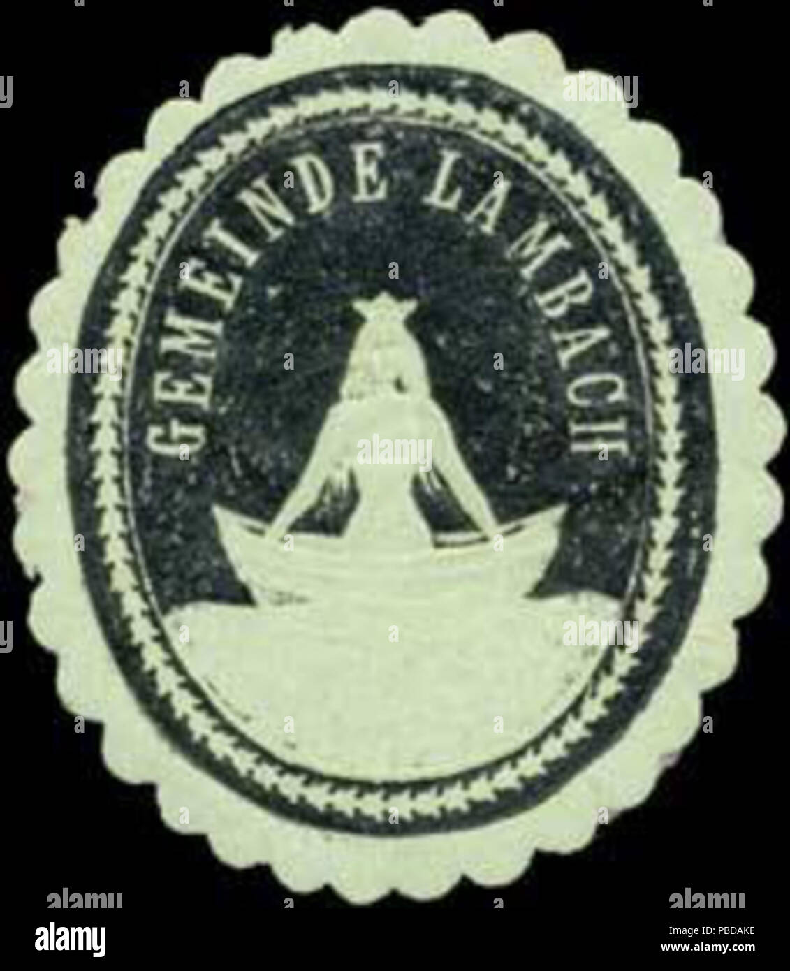 1368 Siegelmarke Gemeinde Lambach W0318937