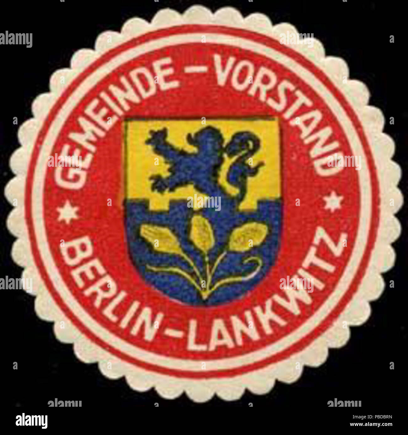 1382 Siegelmarke Gemeinde-Vorstand Berlin-Lankwitz W0290042