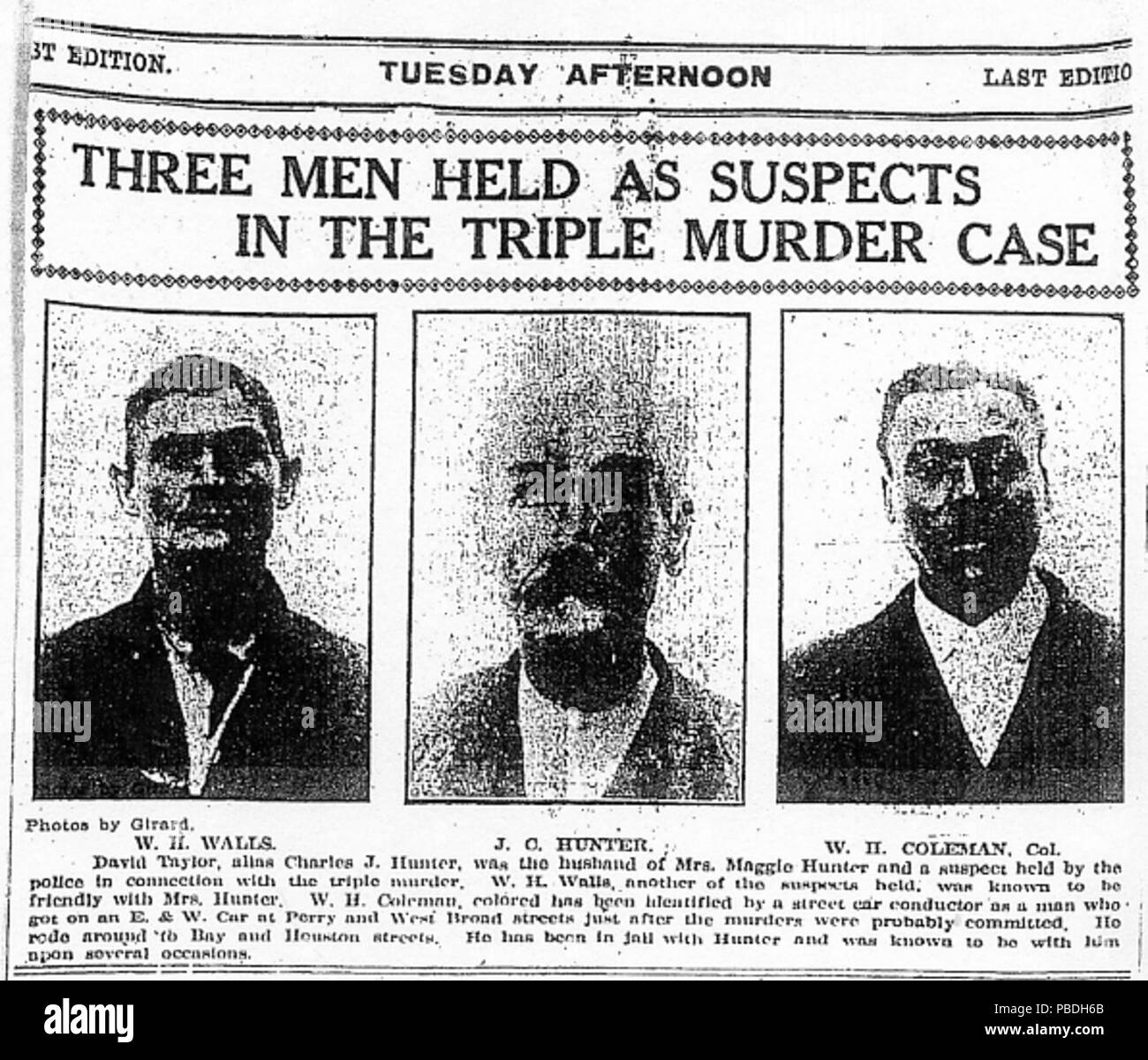 Suspects Black and White Stock Photos & Images - Alamy