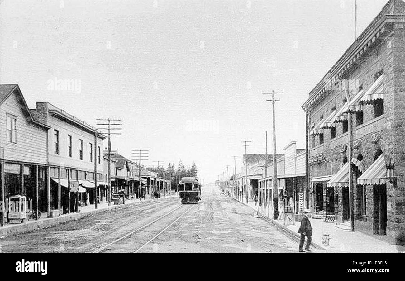 Early 20th century town view Black and White Stock Photos & Images - Alamy