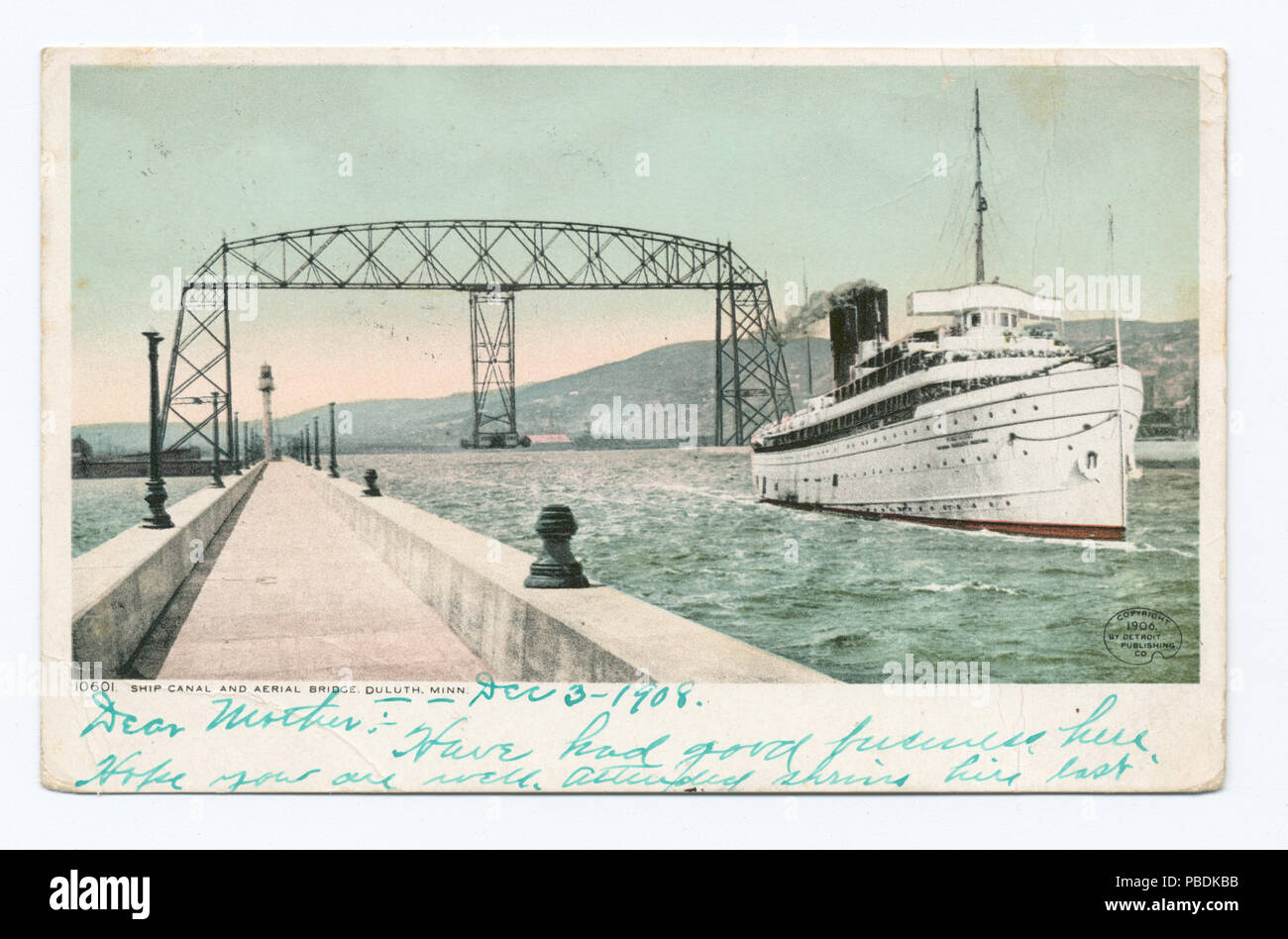 1315 Ship Canal and Aerial Bridge, Duluth, Minn (NYPL b12647398-68818 ...