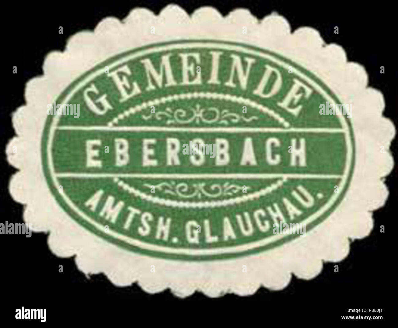 1363 Siegelmarke Gemeinde Ebersbach - Amtshauptmannschaft Glauchau W0253639