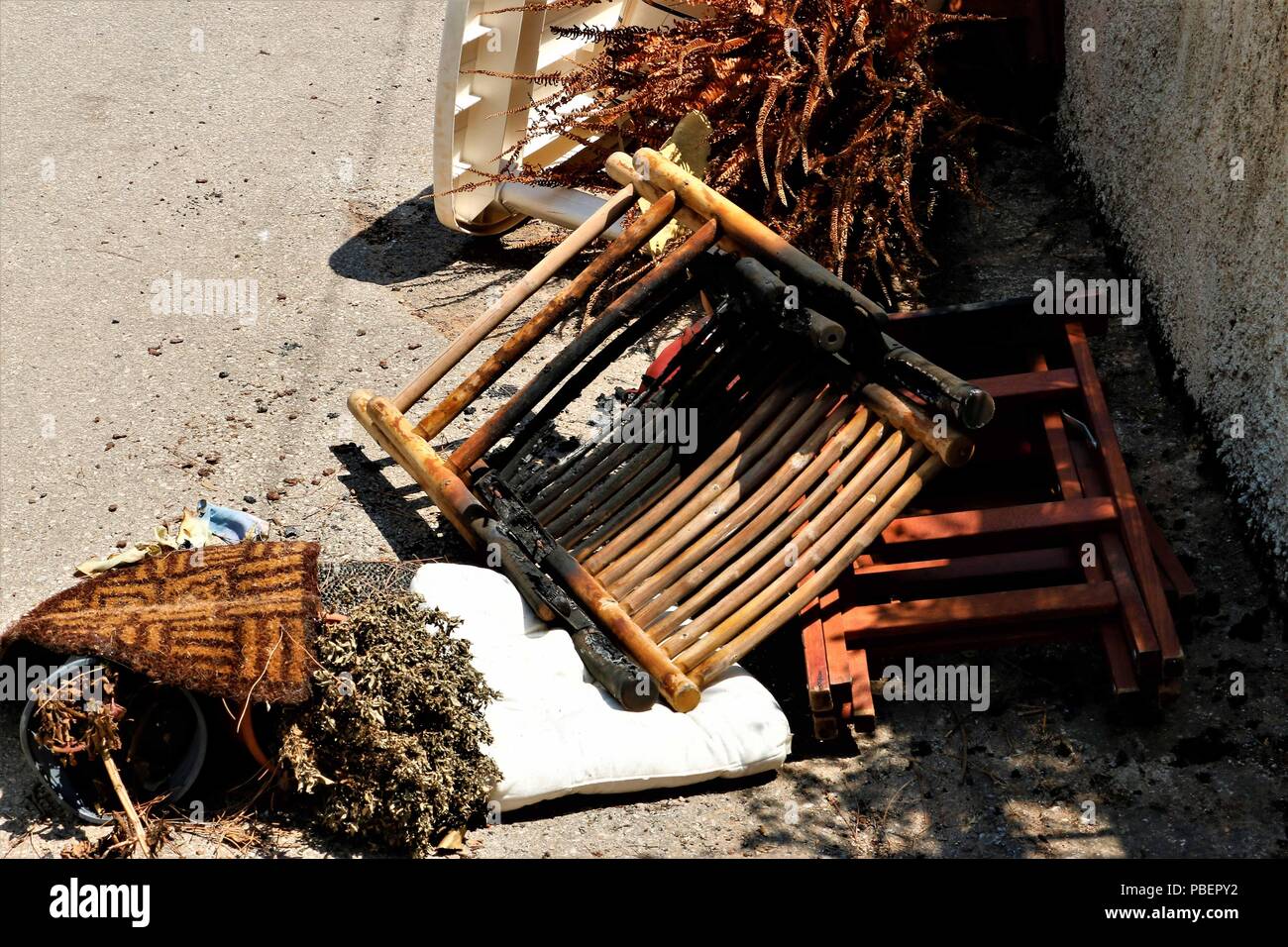 Destroyed furniture hires stock photography and images Alamy