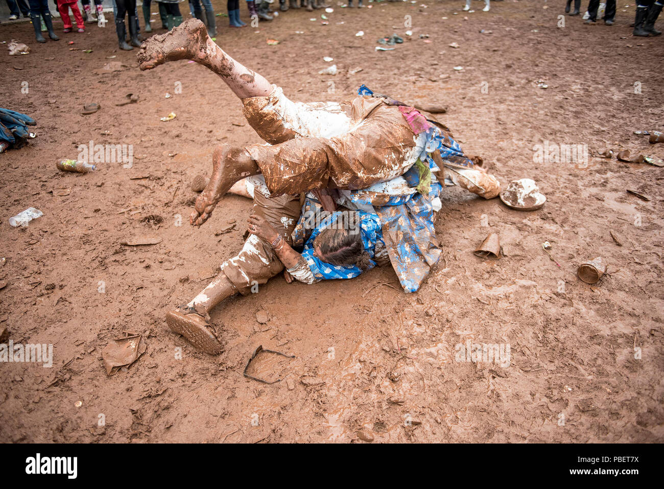 Wellies festival mud hi res stock photography and images Page 2 Alamy