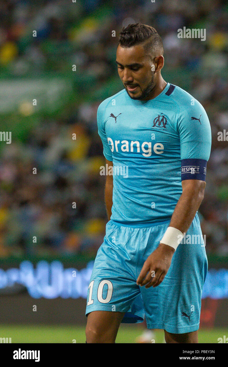 July 28 2018. Lisbon Portugal. Marseille s midfielder from