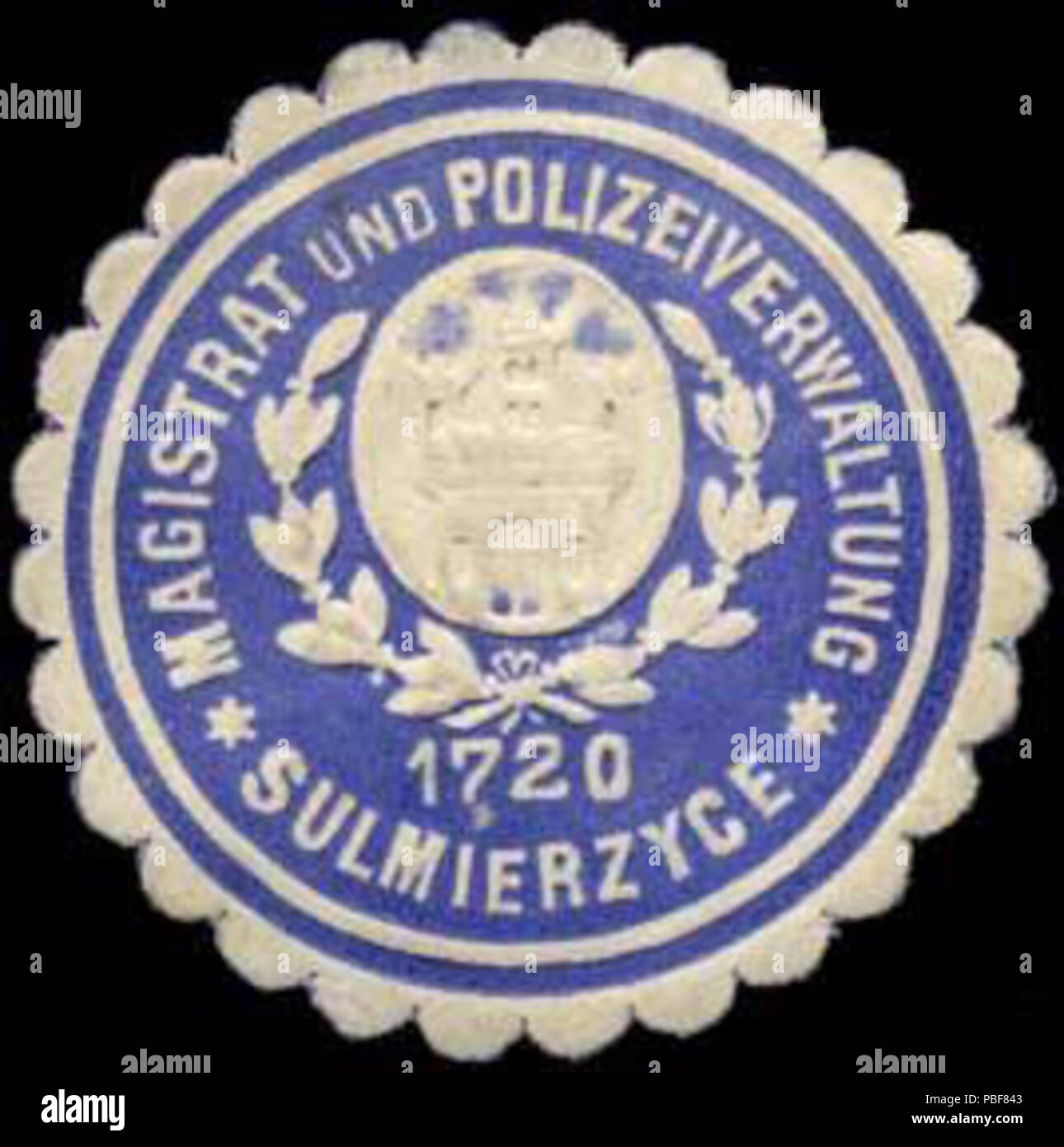 1487 Siegelmarke Magistrat und Polizeiverwaltung - Sulmierzyce W0260280
