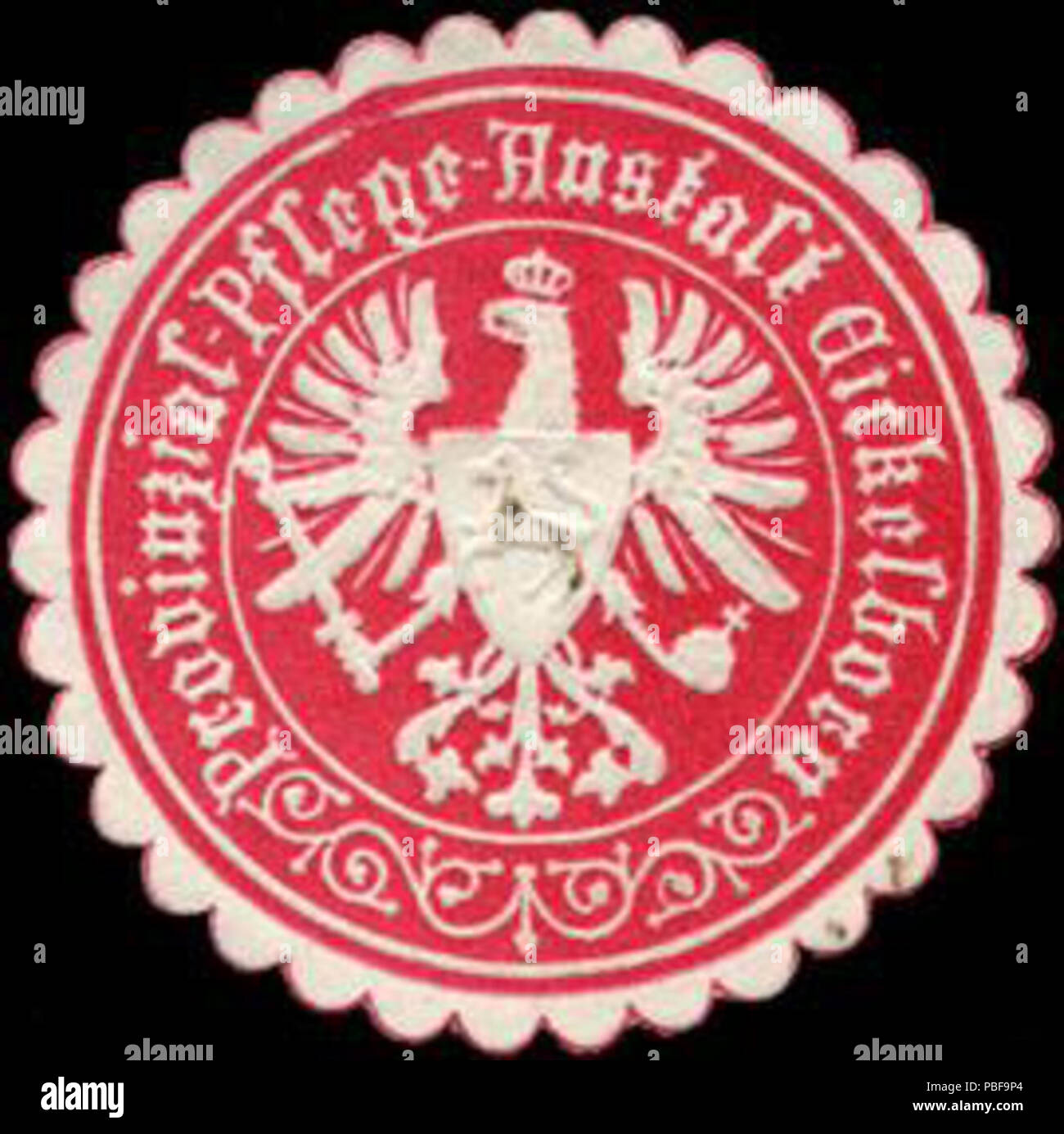 1497 Siegelmarke Provinzial - Pflege - Anstalt Eickelborn W0226555 Stock Photo
