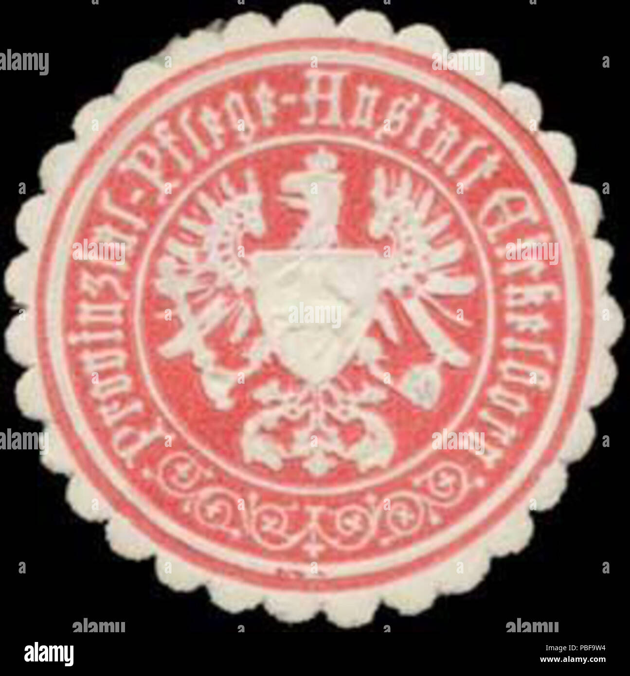 1497 Siegelmarke Provinzial-Pflege-Anstalt Eickelborn W0348812 Stock Photo