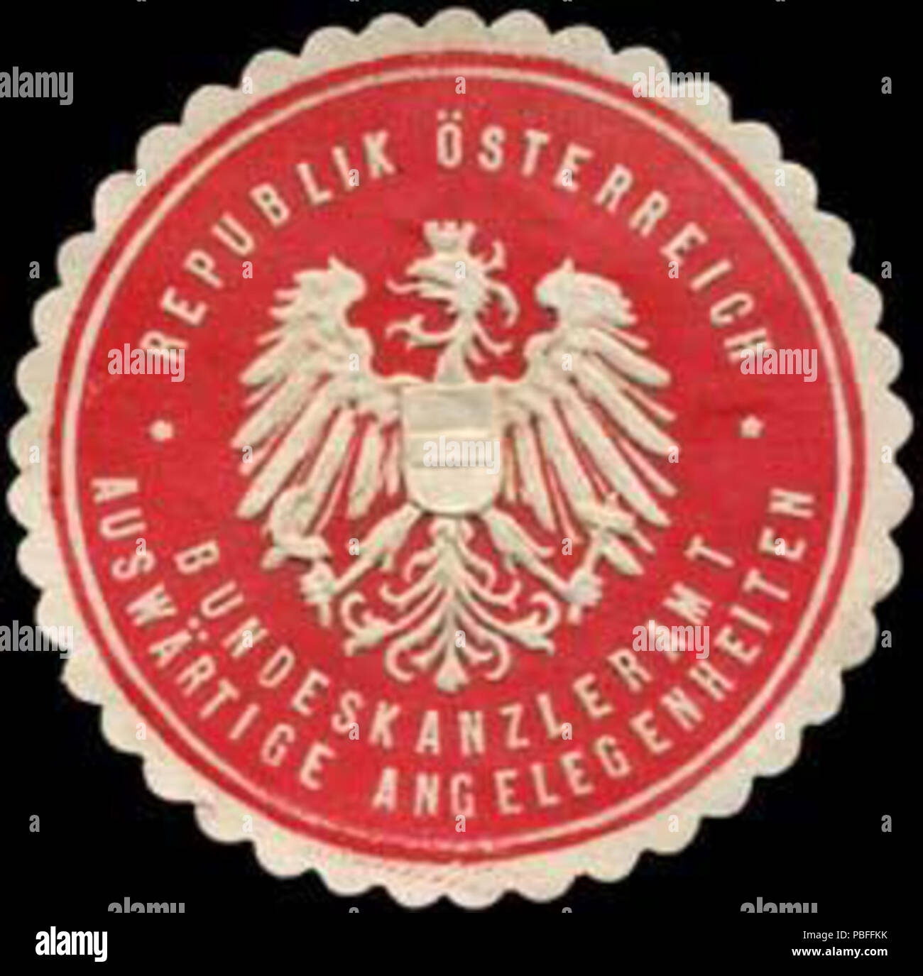 Alte Briefverschlussmarke Aus Papier Welche Seit Ca 1850 Von