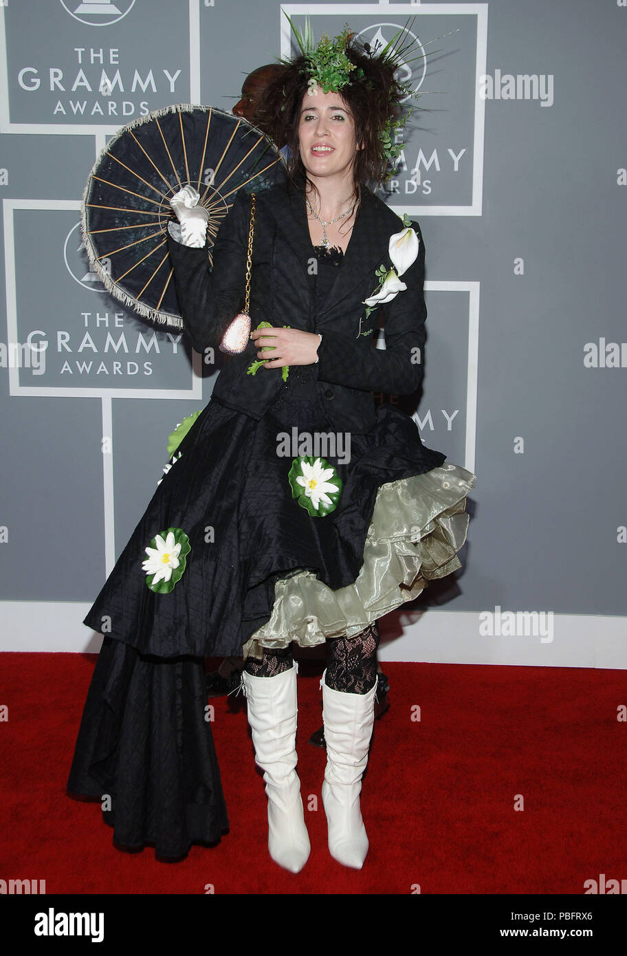 Imogen Heap arriving at the 49th Annual Grammy&rsquo;s at the Staples Center