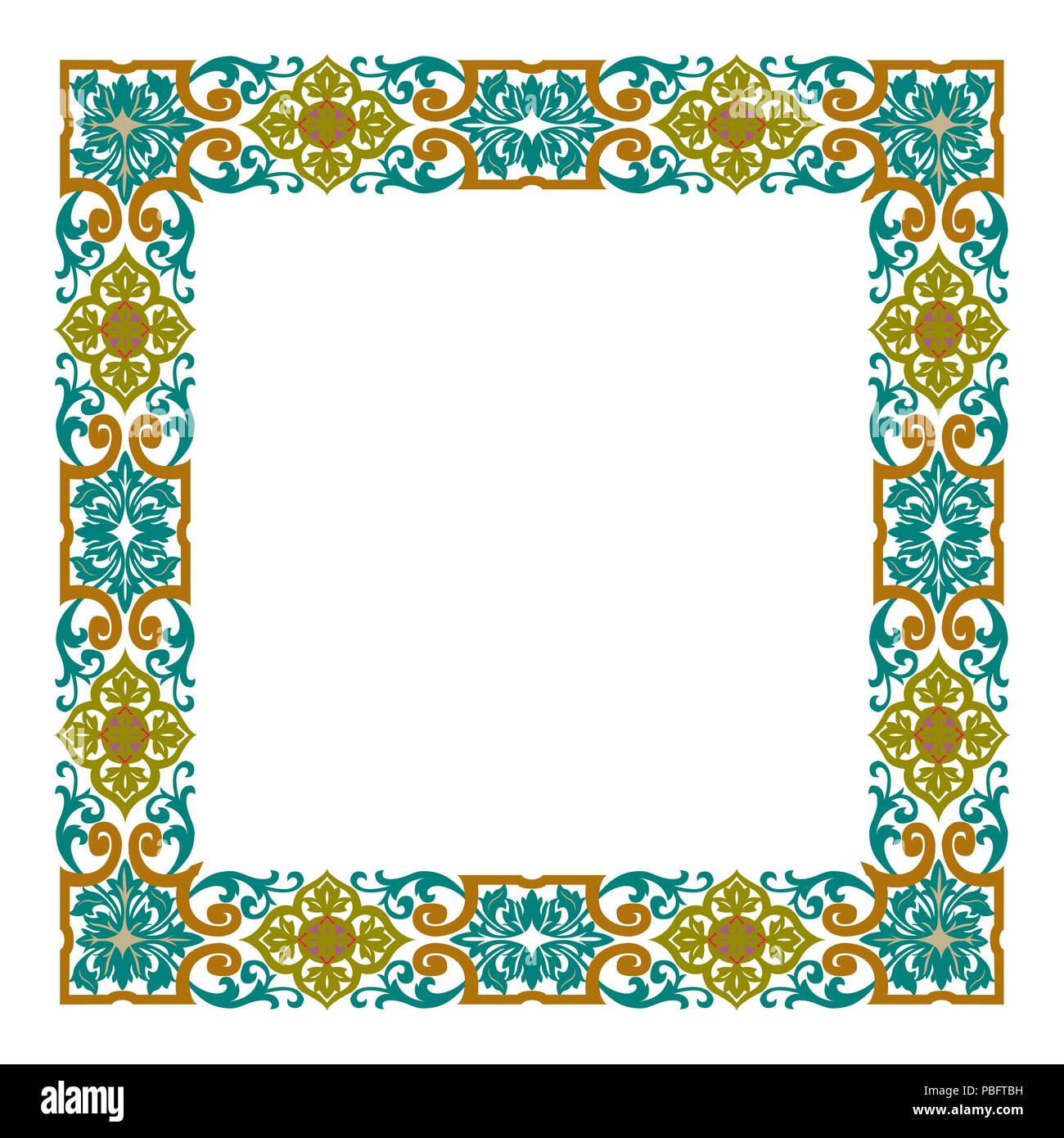 Oriental border hi-res stock photography and images - Alamy