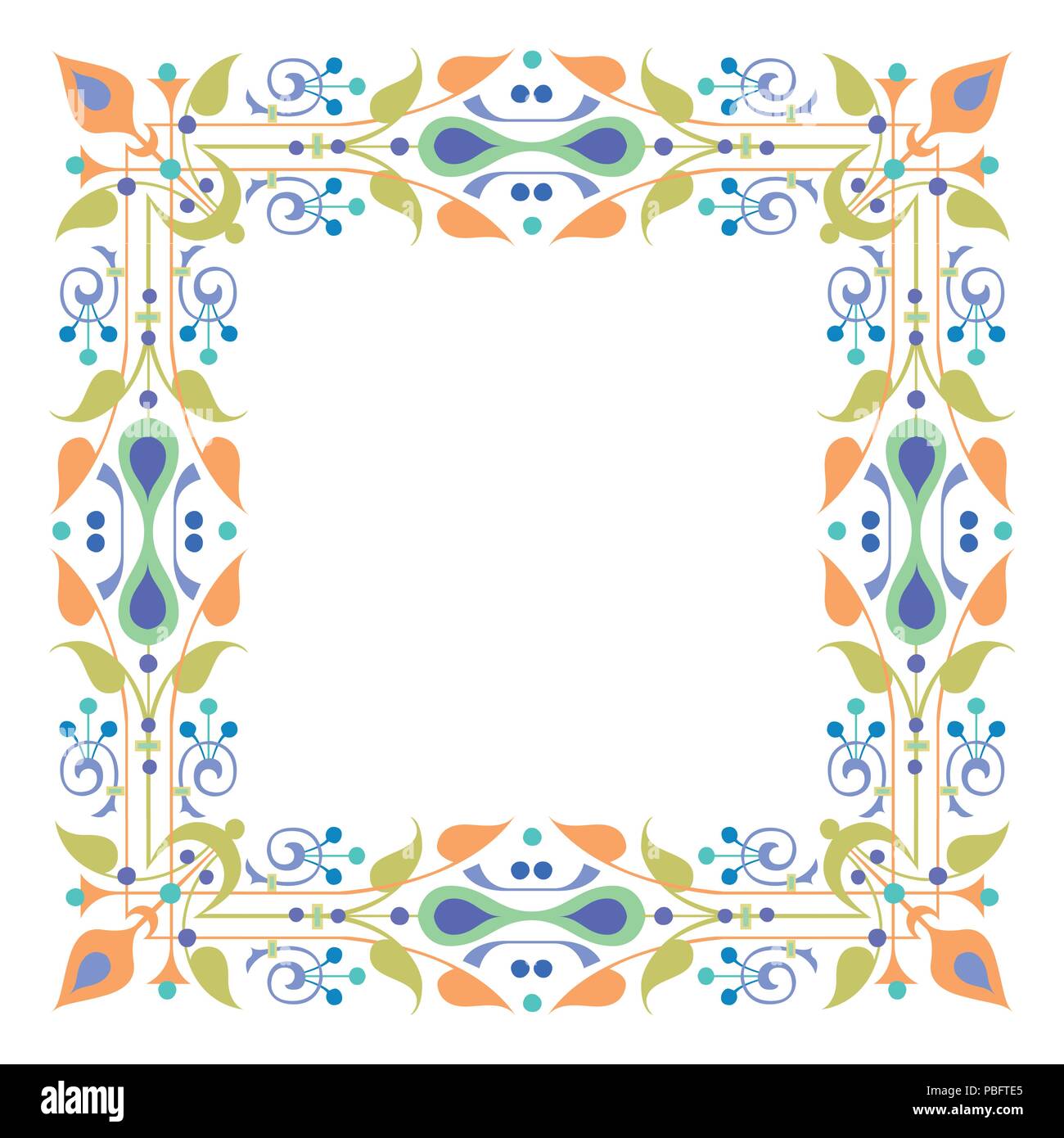 Oriental border hi-res stock photography and images - Alamy