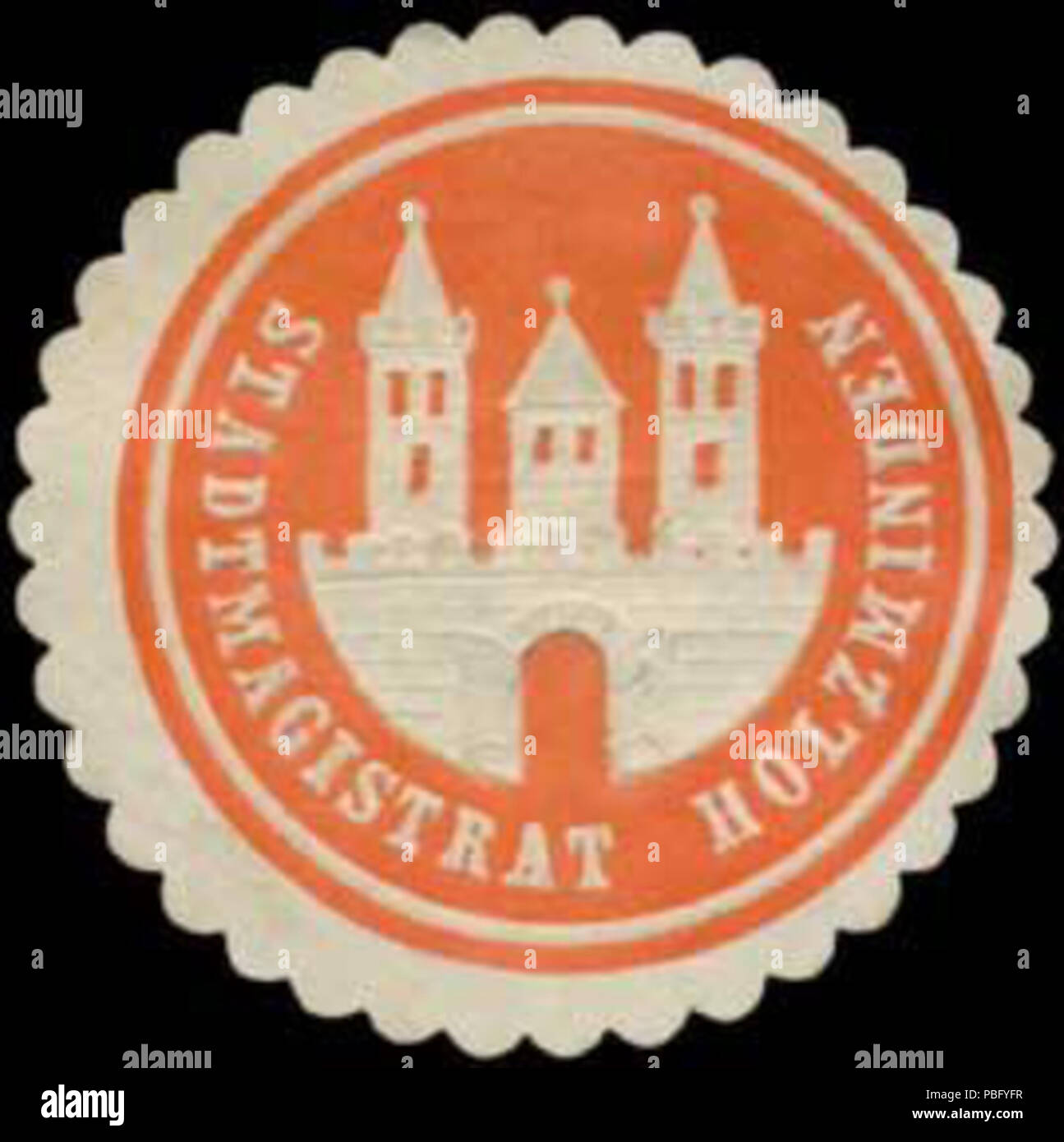 1522 Siegelmarke Stadtgemeinderat Holzminden W0392567 Stock Photo
