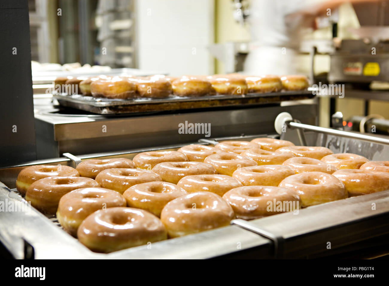 Fresh doughnuts made by hand Stock Photo Alamy