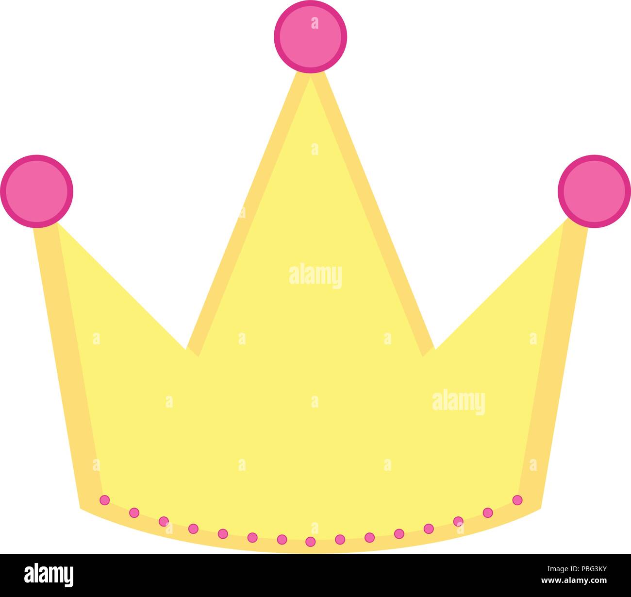 Isolated golden crown icon Stock Vector Image & Art - Alamy