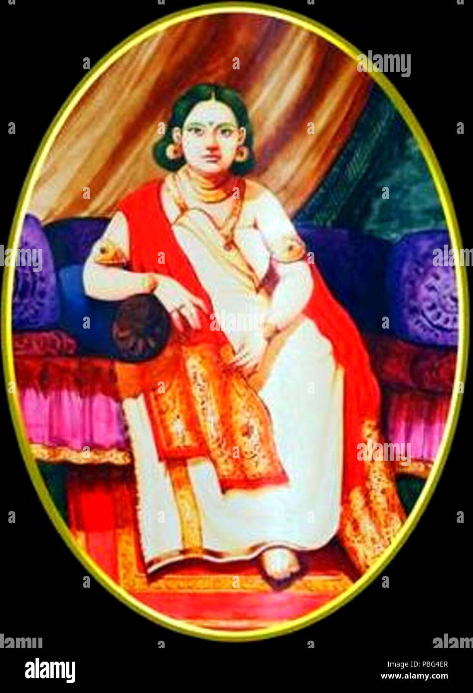 1561 Sree Padmanabhasevini Maharani Gowri Lakshmi Bayi Stock Photo Alamy