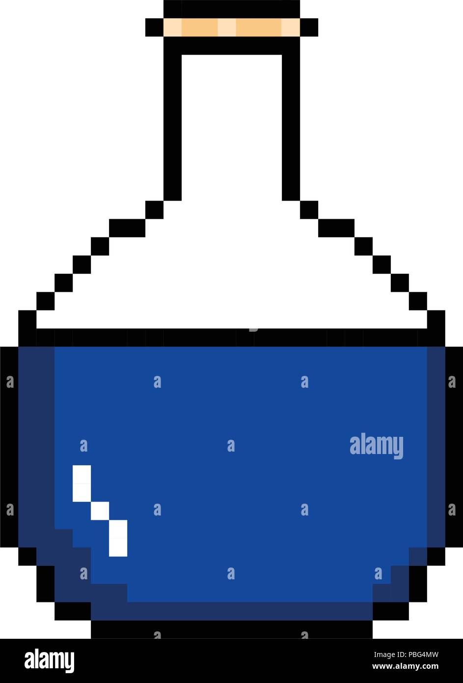 Isolated pixelated potion icon Stock Vector Image & Art - Alamy