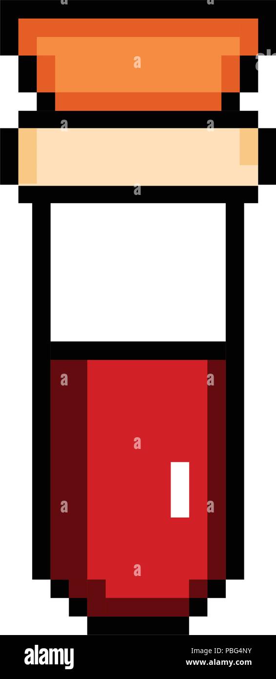 Isolated pixelated potion icon Stock Vector Image & Art - Alamy