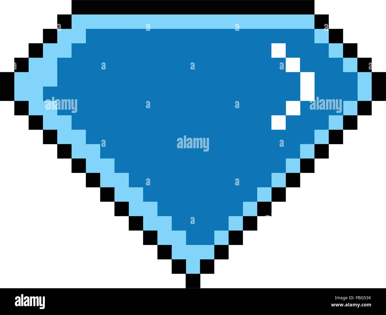 Isolated pixelated diamond icon Stock Vector Image & Art - Alamy