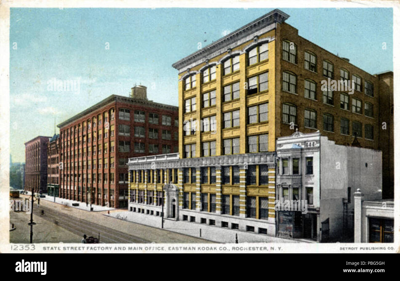 1570 State Street Factory and Main Office, Eastman Kodak Co (NBY 9136) Stock Photo