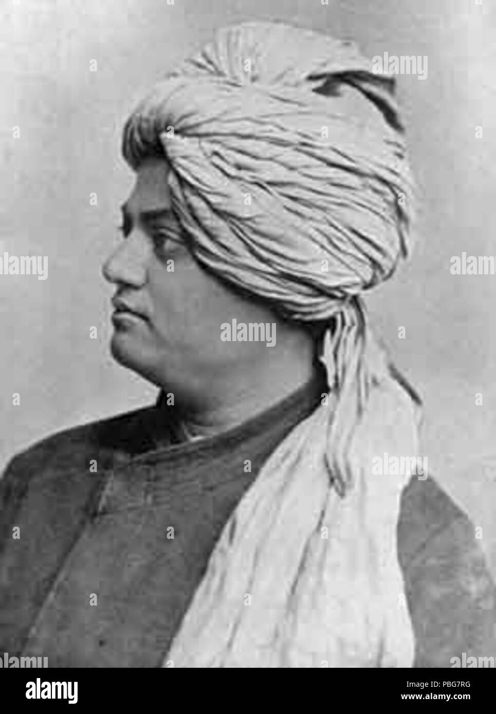 1589 Swami Vivekananda Chicago, September 1893 Stock Photo