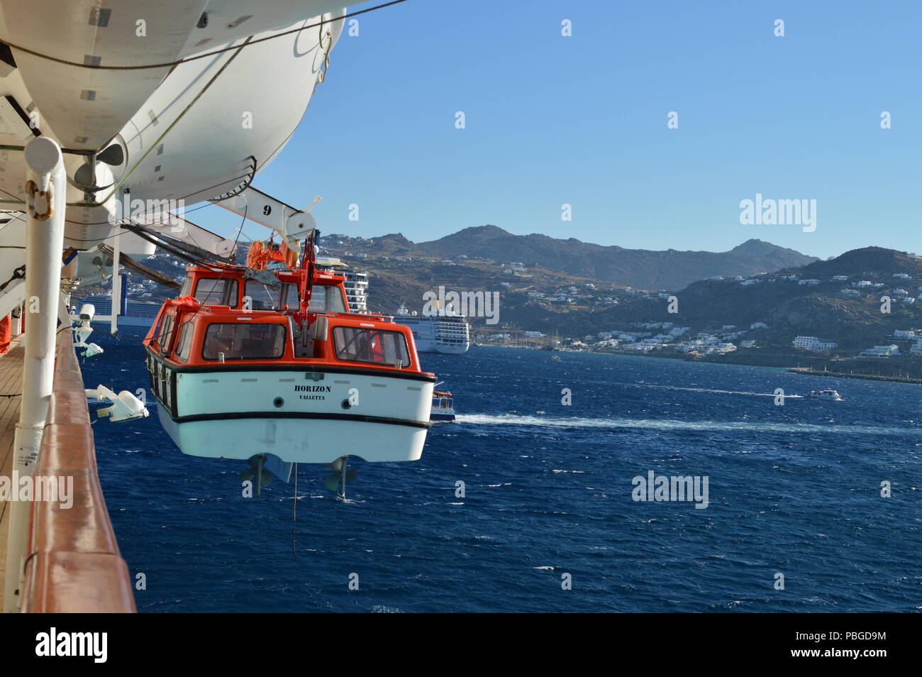 Royal princess ship mykonos hi-res stock photography and images - Alamy