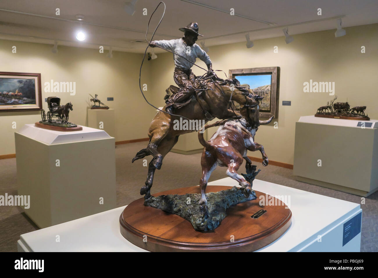 C.M. Russell Museum is in Great Falls, Montana, USA Stock Photo - Alamy