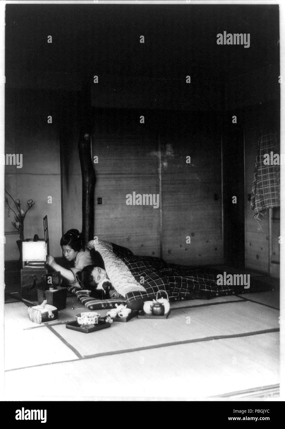 Japanese bedroom early 1900s hires stock photography and images Alamy