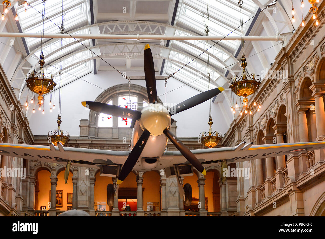 GLASGOW, SCOTLAND JULY 16, 2016 Animal area of the Kelvingrove Art