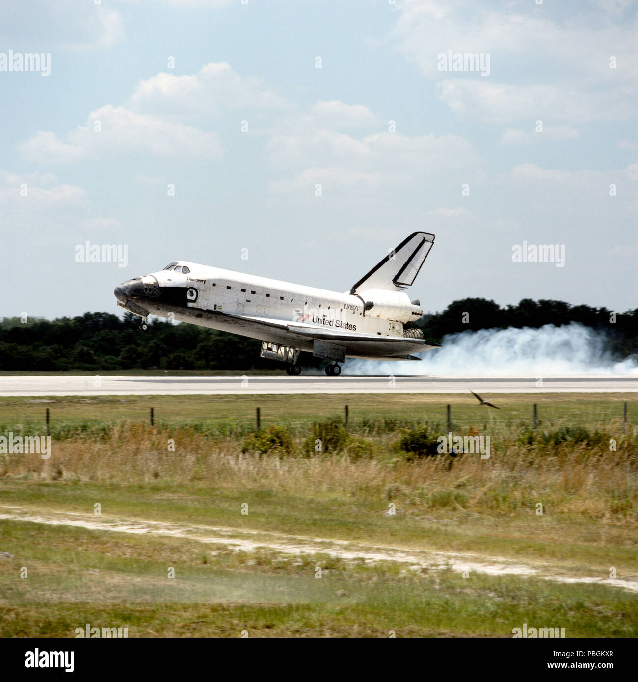 The Space Shuttle Discovery's STS-91 mission landed on June 12, 1998 at ...